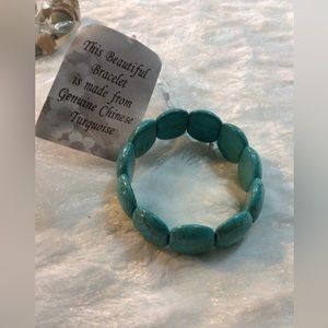 Woman’s turquoise bracelet